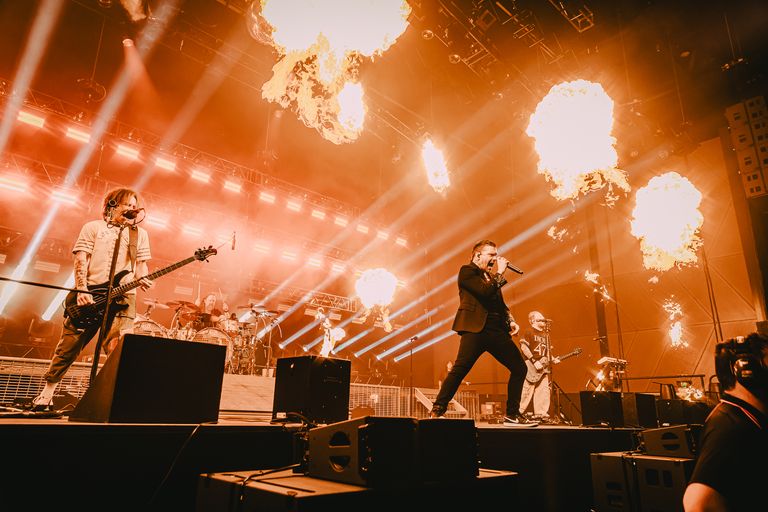 Shinedown performing live at AEC Theatre in Adelaide